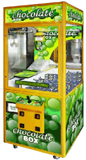 Crane Machines - Single Claw Crane Chocolate Box Green